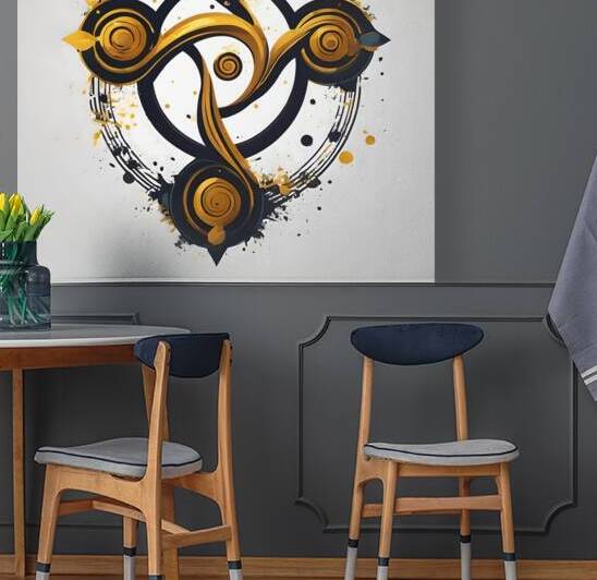 Modern Golden Spiral Symbol by Fab Haven