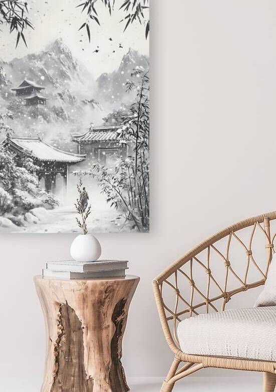 Serene Winter Zen by Fab Haven
