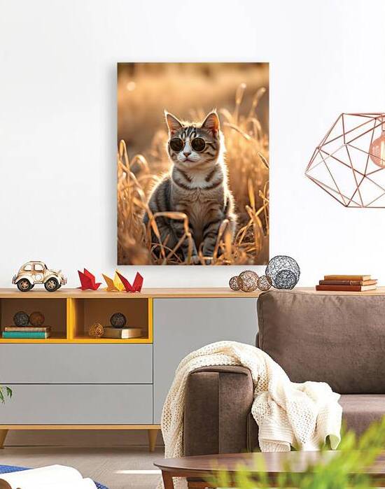 Cool Cat in Sunglasses by Fab Haven