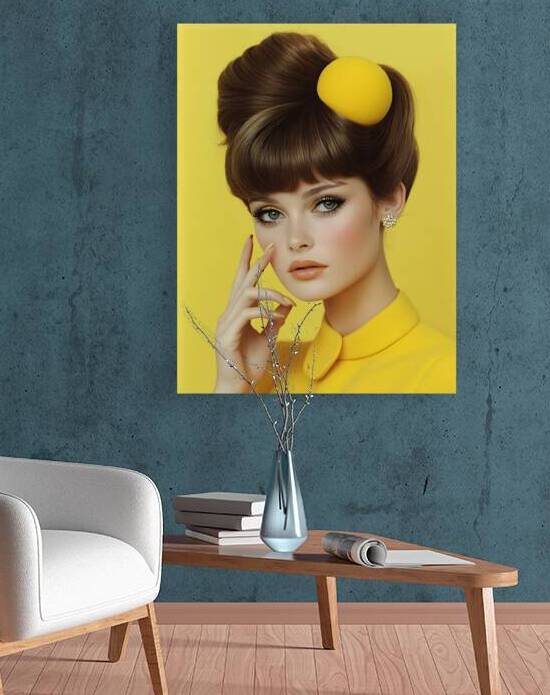 Retro Glamour: Timeless Elegance in Yellow by Fab Haven