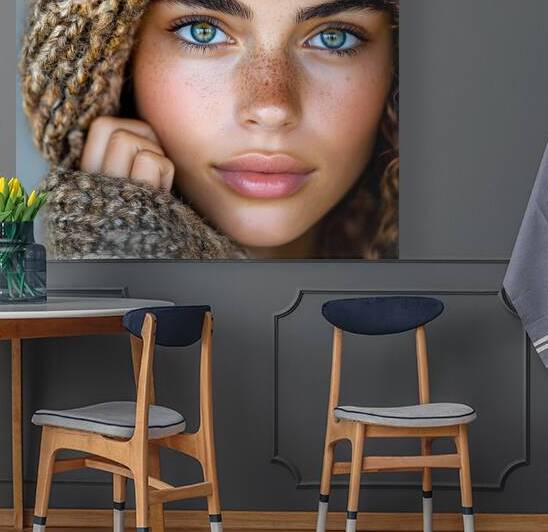 Cozy Winter Radiance Portrait by Fab Haven