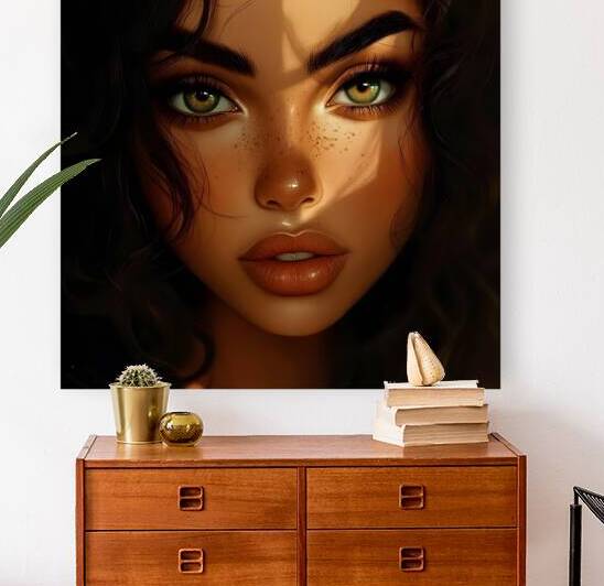 Stunning Freckled Beauty Close-Up by Fab Haven