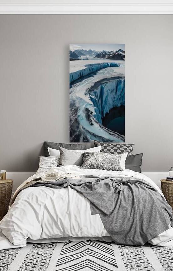 Epic Frozen Glacier Landscape by Fab Haven