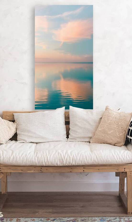 Tranquil Sunset Reflections on Calm Waters by Fab Haven