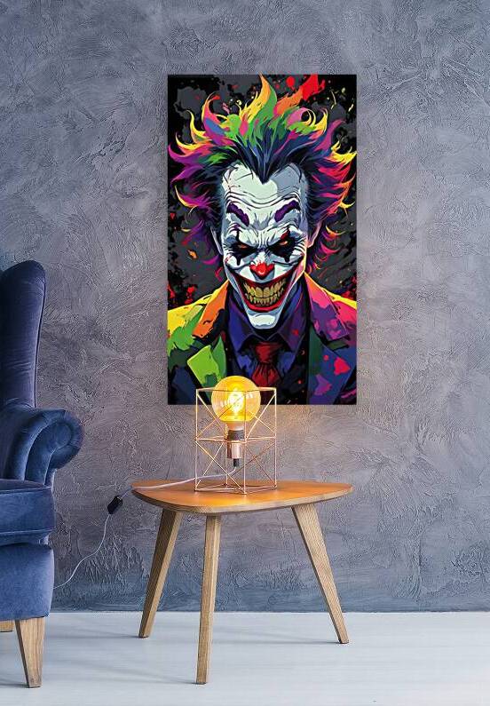 Vivid Joker-Inspired Digital Illustration by Fab Haven