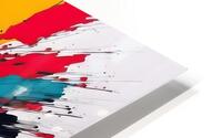 Explosive Colorful Abstract Expressionism HD Metal print