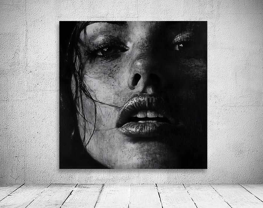 Dramatic Monochrome Beauty Wall Preview