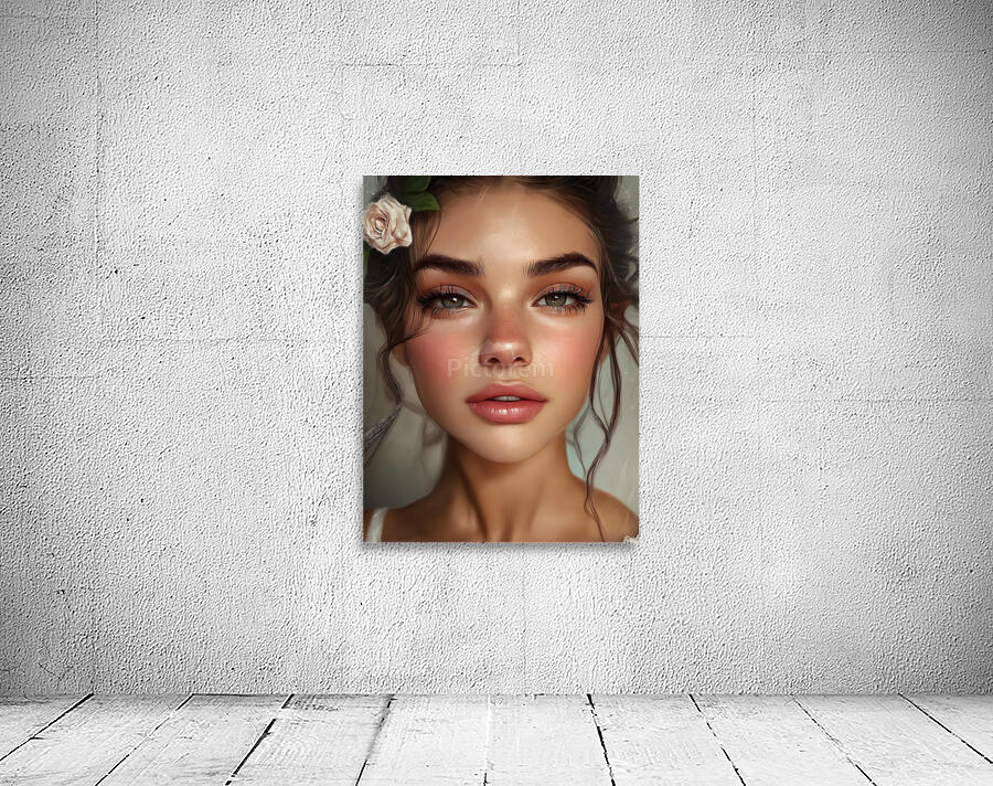 Ethereal Grace: Romantic Glow Wall Preview