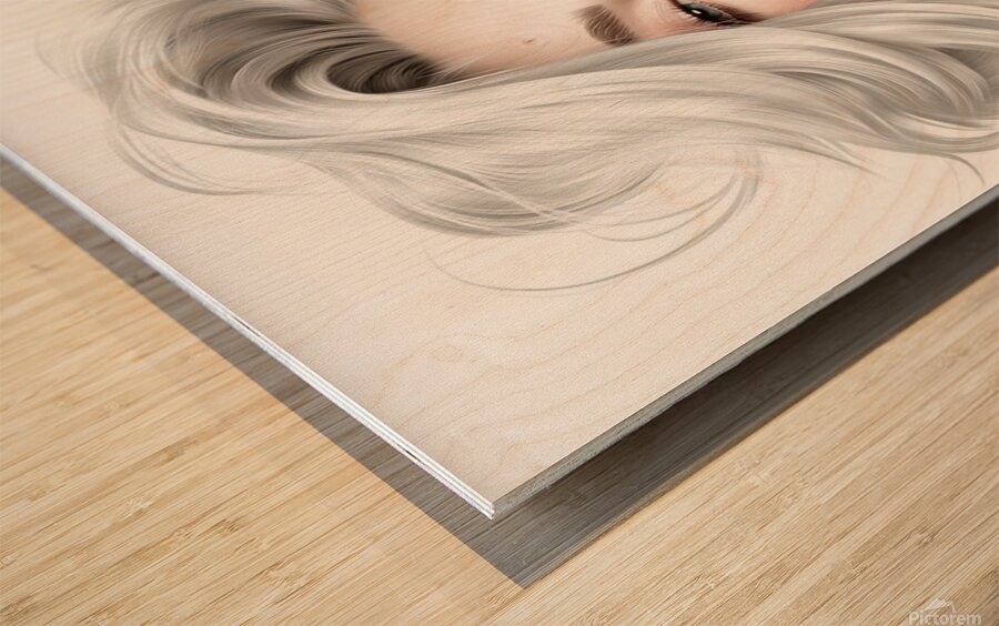 Electric Diva Wood print