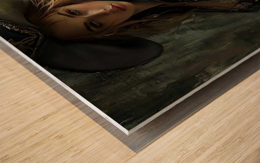 Mystical Pirate Elegance Wood print