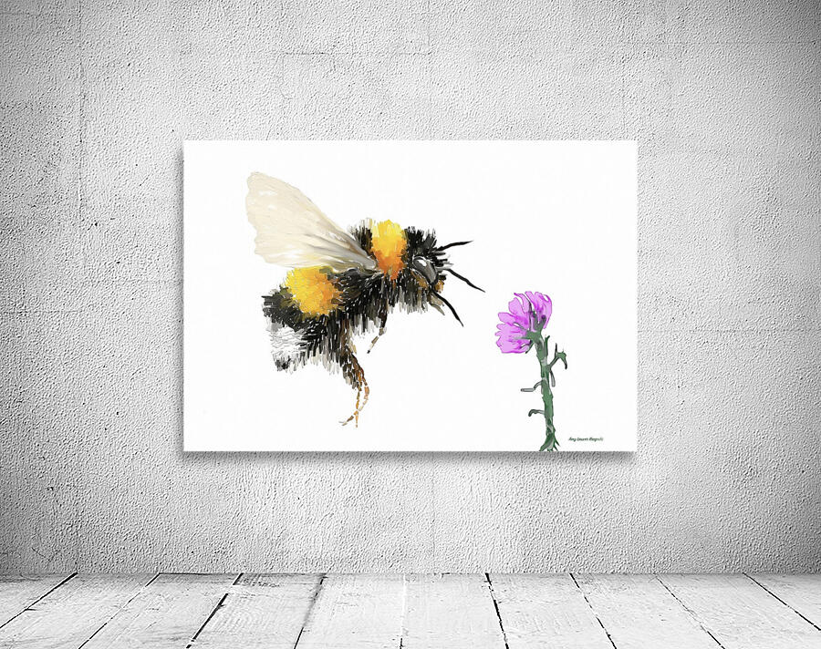 Bumble Bee Rose Wall Preview