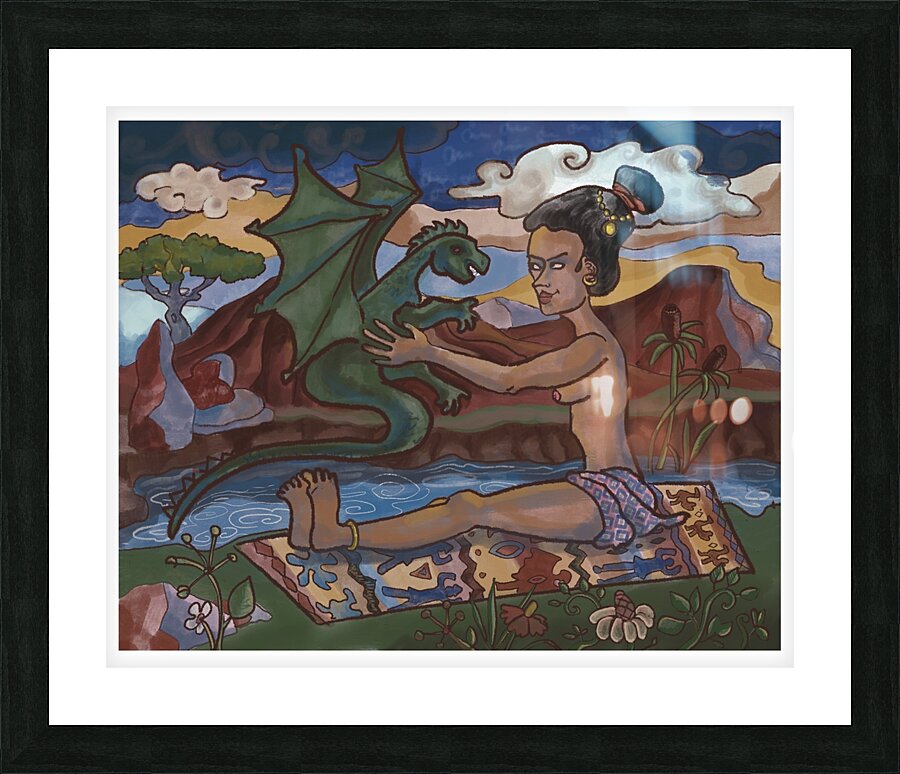 Dragons Love Picture Frame print