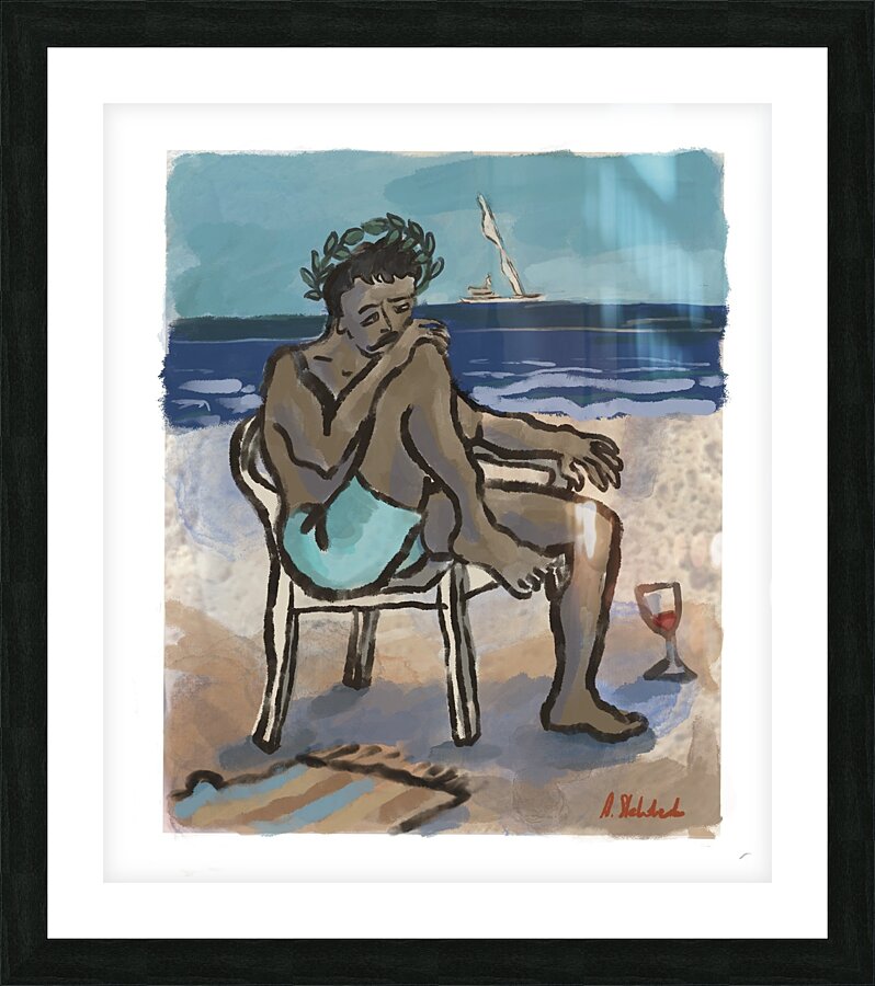 Beach Dreaming Picture Frame print