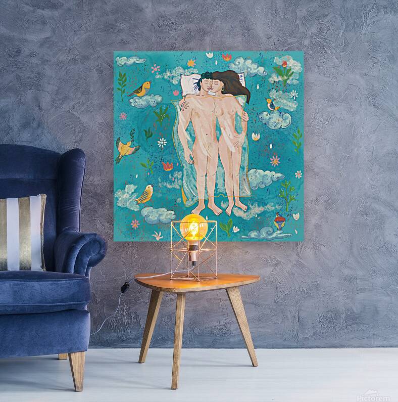 Flying Lovers Reproduction
