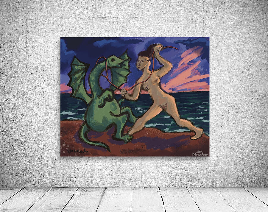 Dragon and Princess Wall Preview
