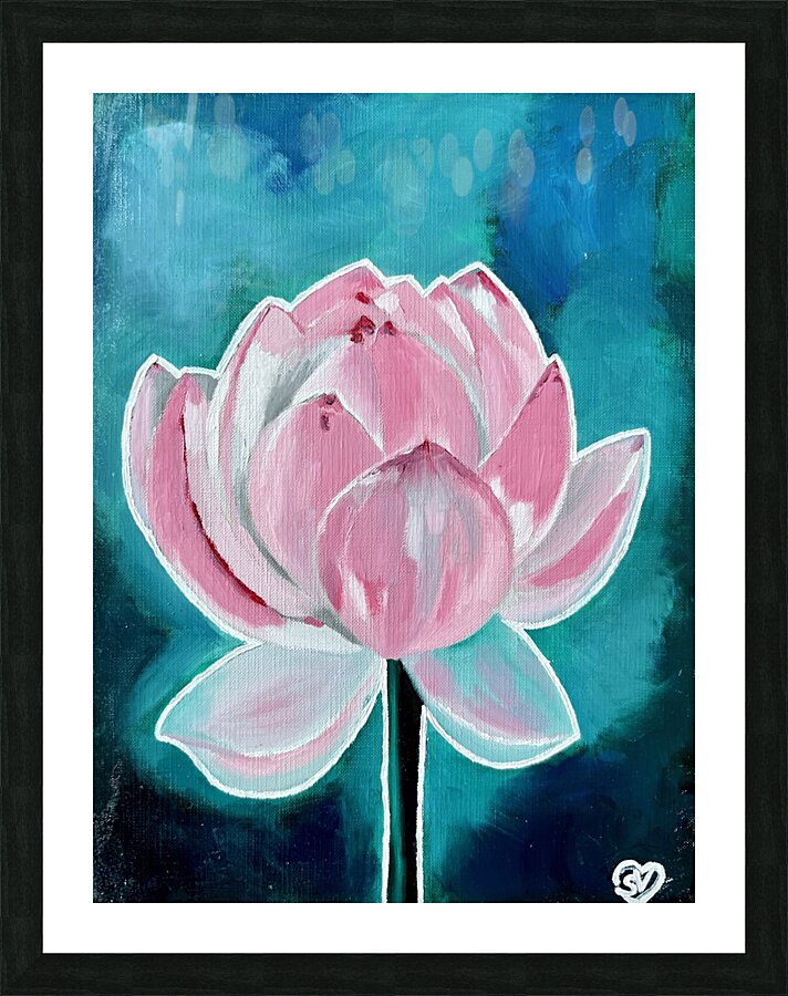 Lotus Picture Frame print