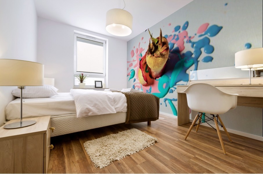 Painted Roses.02 Mural print