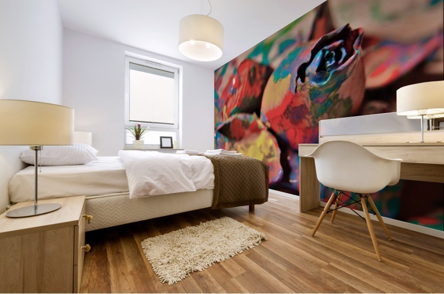 Painted Roses.08 Mural print