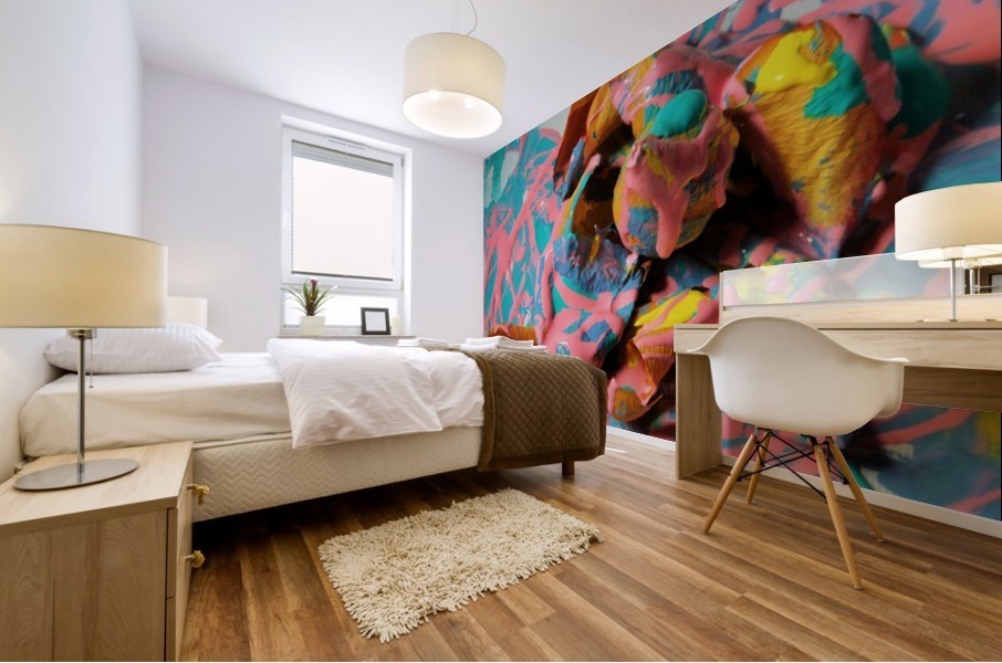 Painted Roses.11 Mural print