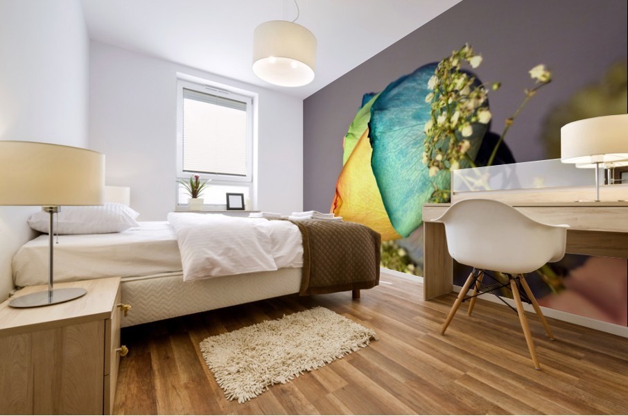 Blank Colours Mural print