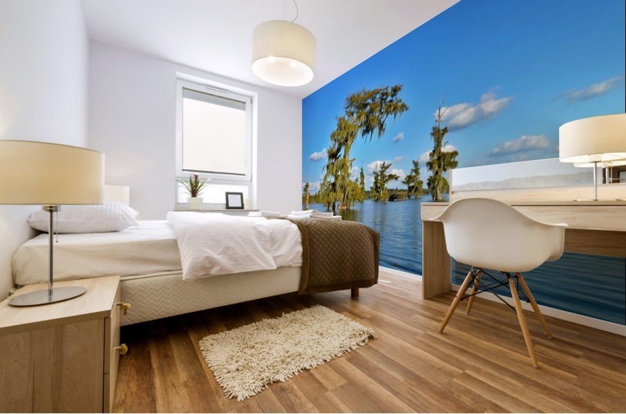 On a Curve Mural print