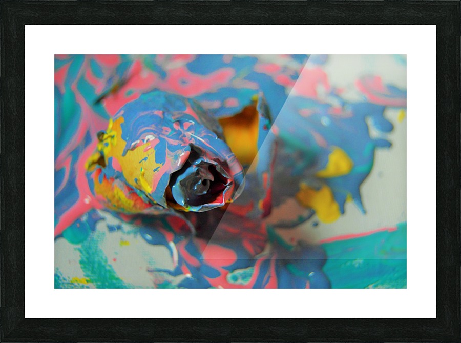 Painted Roses.05 Picture Frame print