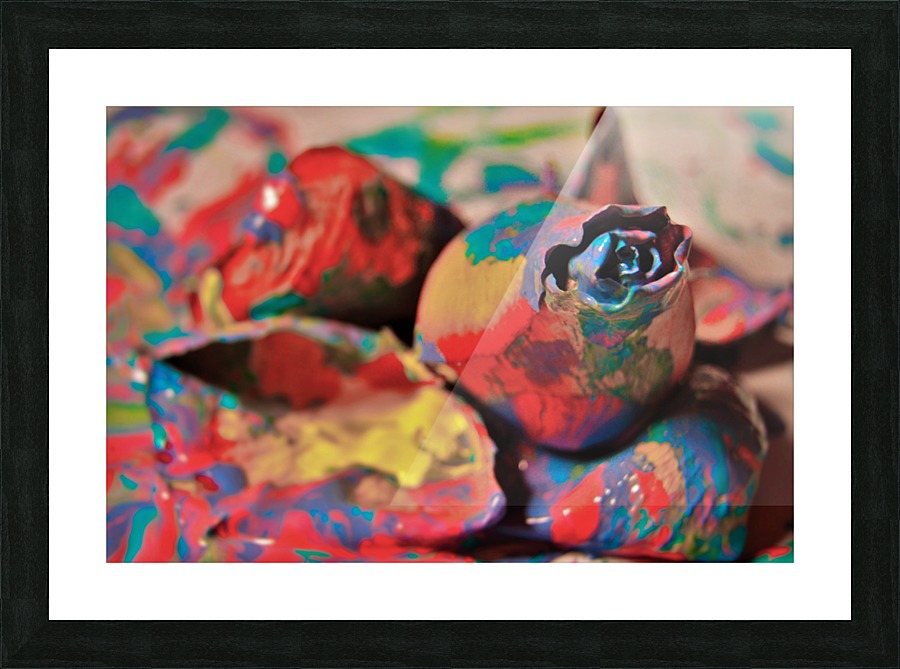 Painted Roses.08 Picture Frame print