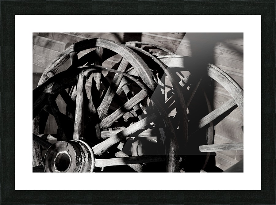 Wagon Wheels .02 Picture Frame print
