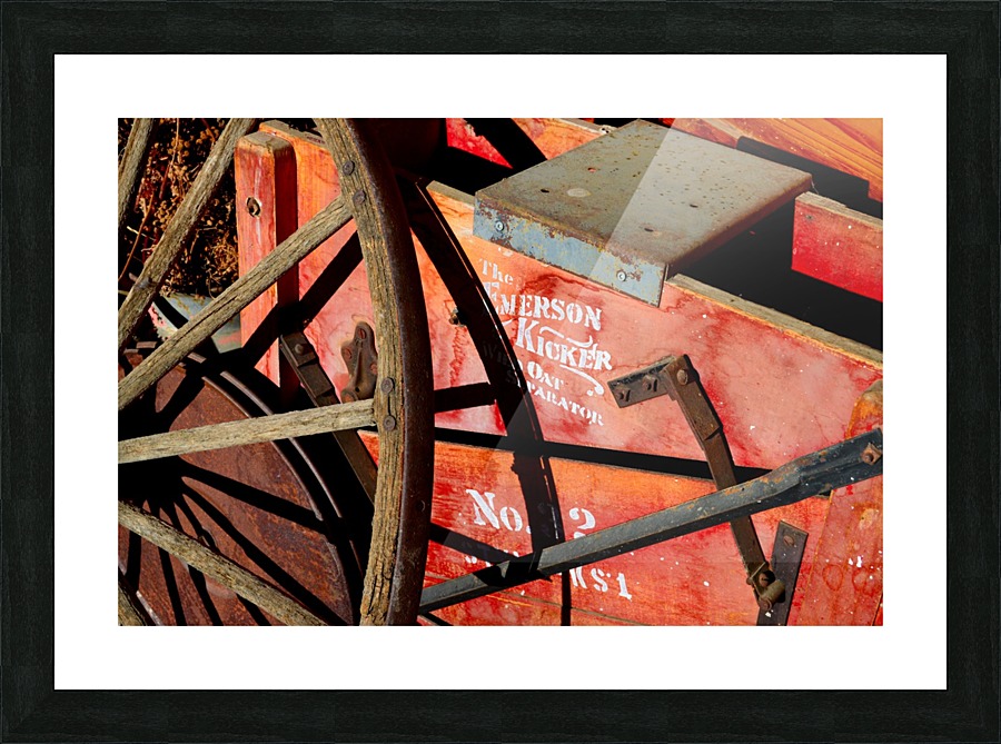 Wagon Wheels.03 Picture Frame print