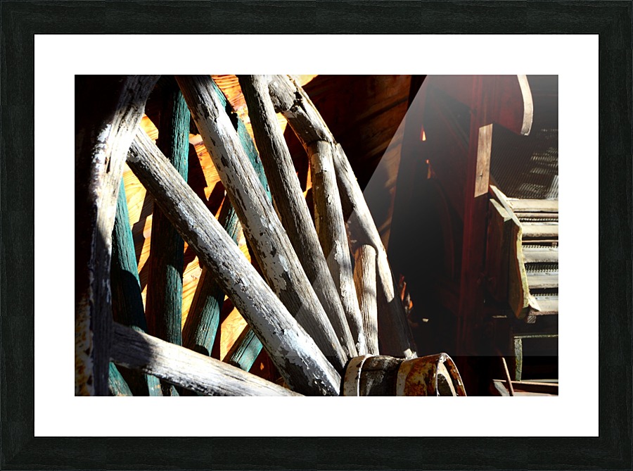 Wagon Wheels.04 Picture Frame print