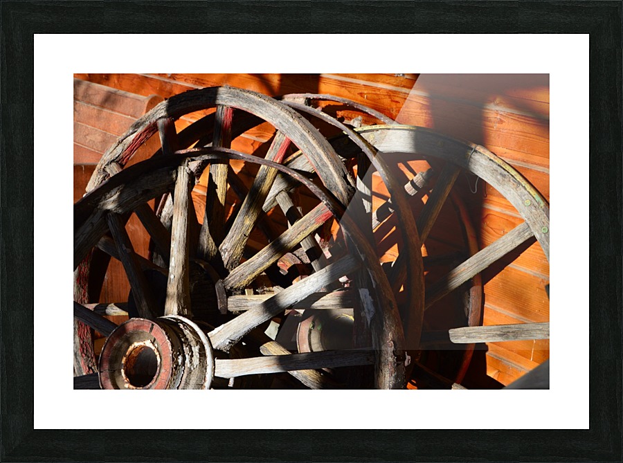 Wagon Wheels.05 Picture Frame print