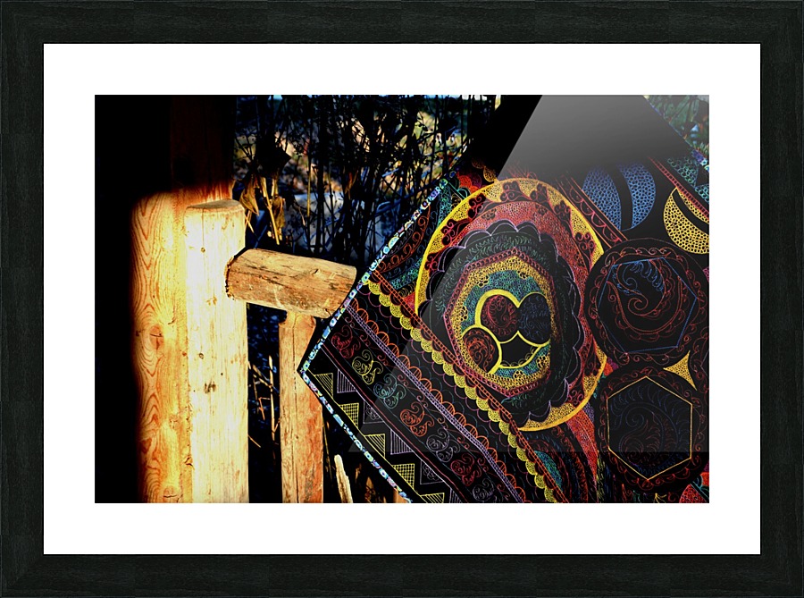 Quilted Picture Frame print