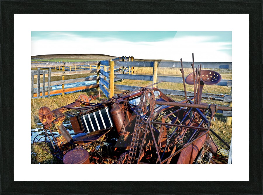 Farm Away Picture Frame print