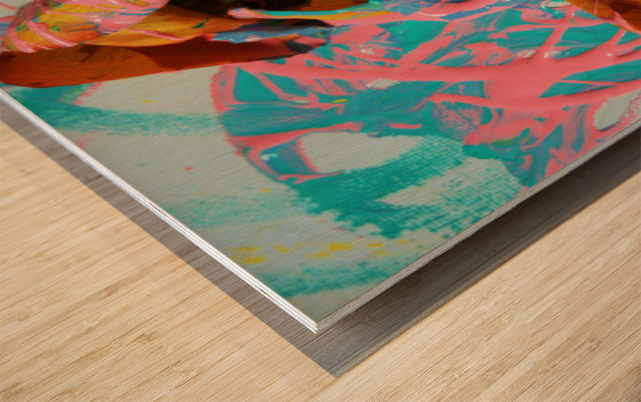 Painted Roses.11 Wood print