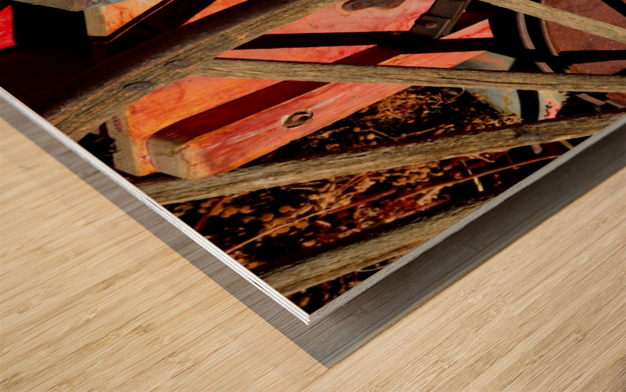 Wagon Wheels.03 Wood print