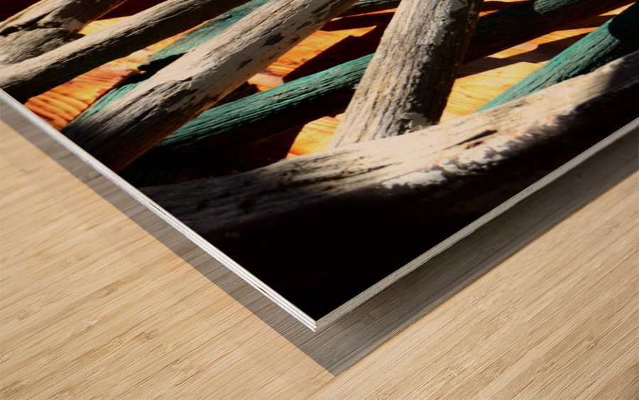 Wagon Wheels.04 Wood print