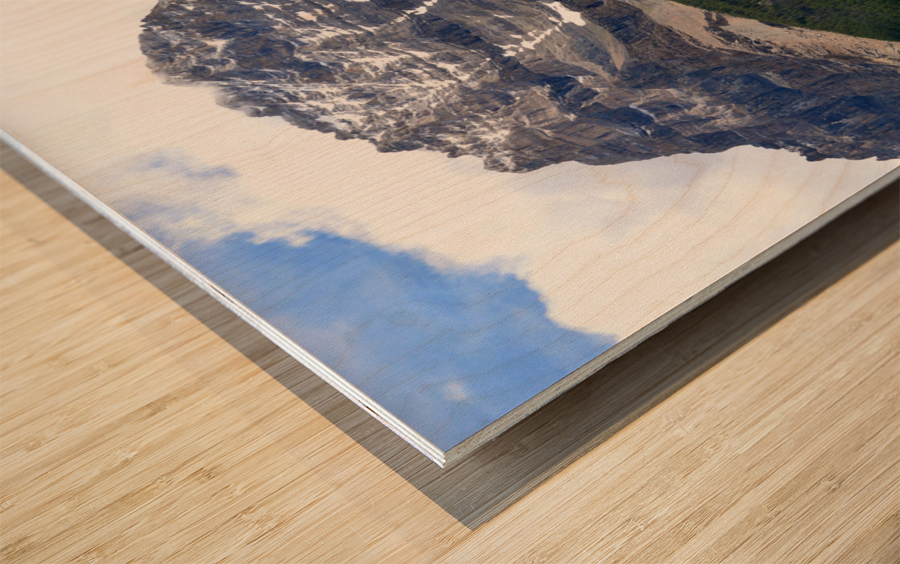 Distance  Wood print