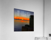 Marina Sunset Acrylic Print