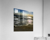 Footprints to the sea Acrylic Print