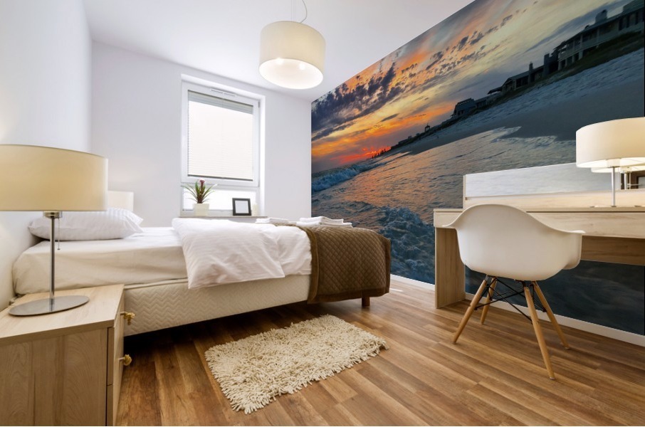 Seaside Sunset Mural print