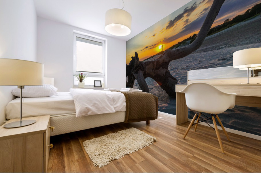 Sullivans Island Sunset Mural print