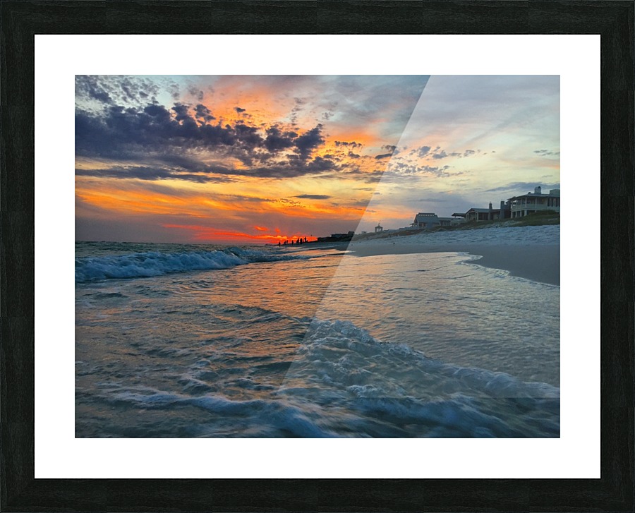 Seaside Sunset Picture Frame print
