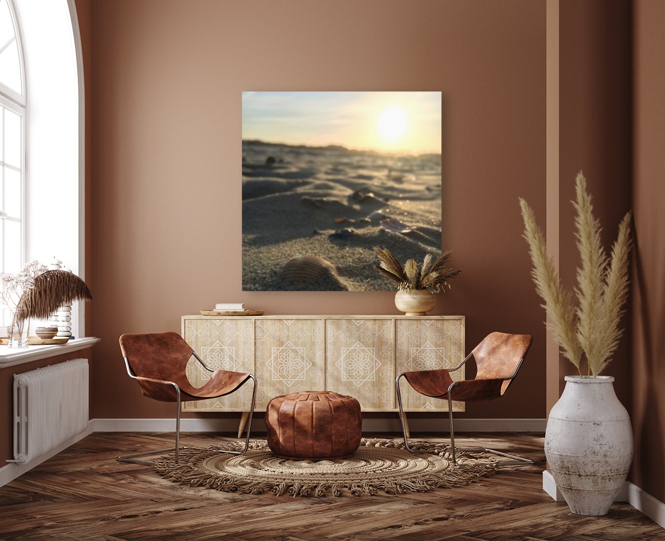 Seashell Sunset Reproduction