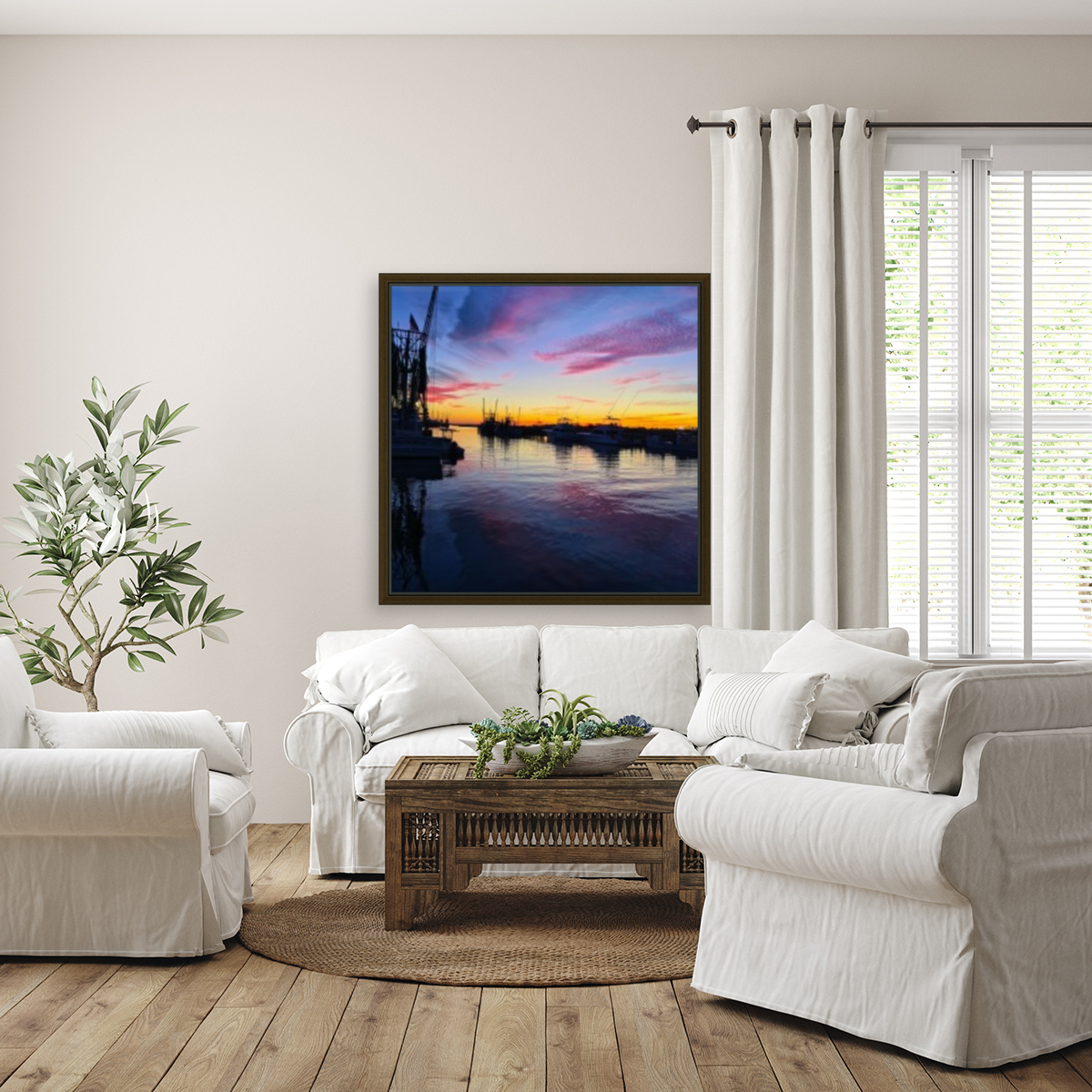 Shem Creek Sunset Reproduction