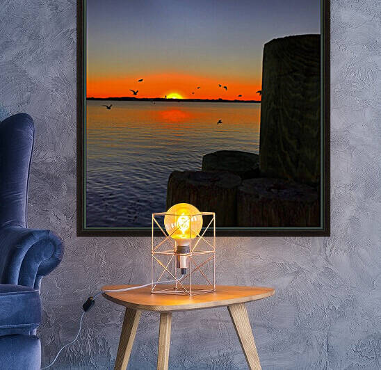 Marina Sunset Reproduction