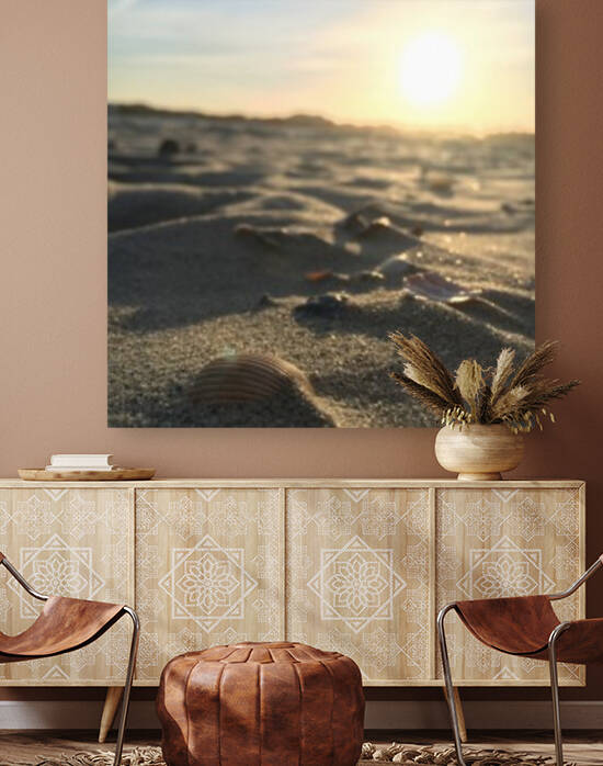 Seashell Sunset Reproduction