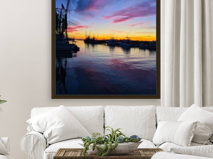Shem Creek Sunset Reproduction