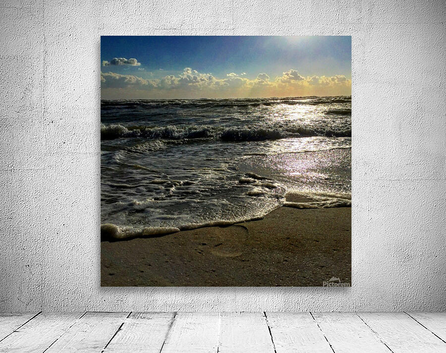Footprints to the sea Wall Preview