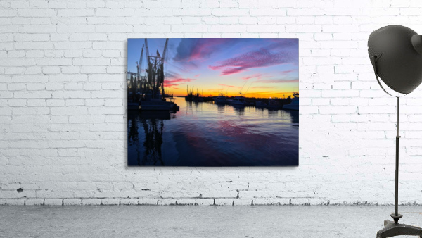 Shem Creek Sunset Wall Preview