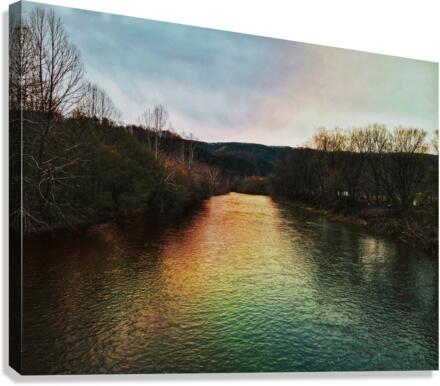 On The Water Canvas Print